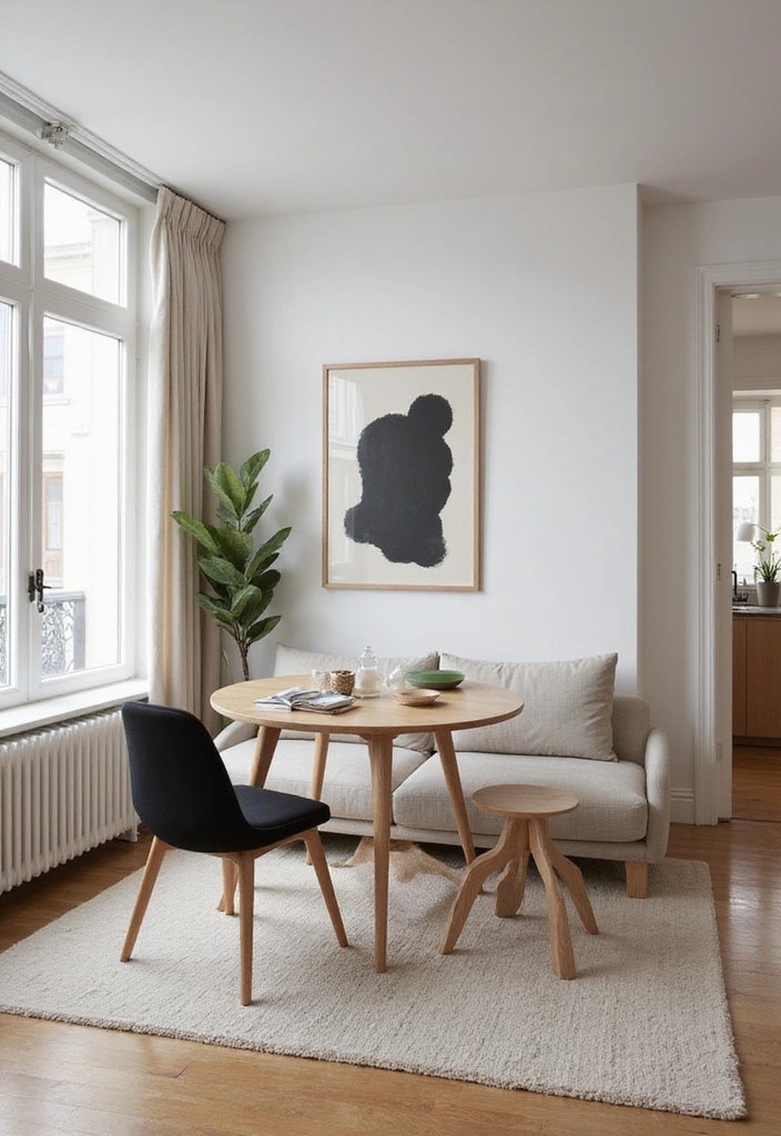 14 Minimalist Decor Tips to Instantly Declutter Your Apartment (And Make It Look Bigger!) - 12. Create Zones with Furniture Arrangement